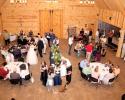 With high vaulted ceilings accompanied with rich wood floors and beams, creates a scenic atmosphere for wedding receptions! 