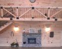The highlight of our barn is our rustic, stone fireplace where many couples to choose to say, "I do!" 