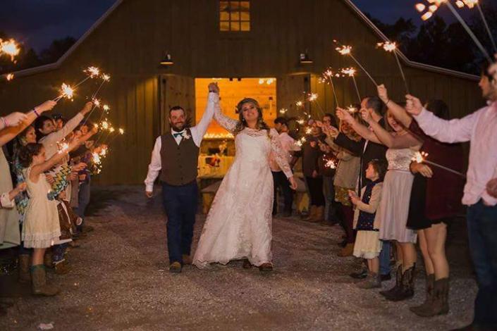 Make your first walk as husband and wife one to remember here at Triple H Barn! 